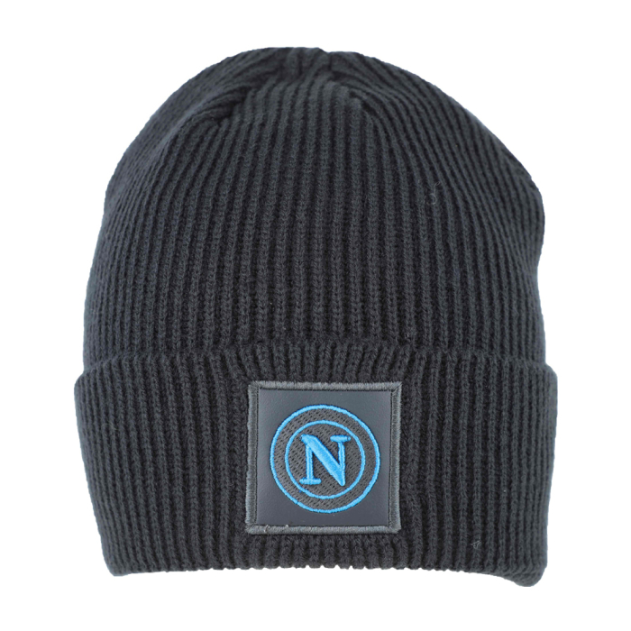 CAPPELLO SKIPPER MAGLIA 1X1 PATCH PELLE RICAMO INT.PILE 50%PC 50%PL Enzo Castellano SSC NAPOLI 2