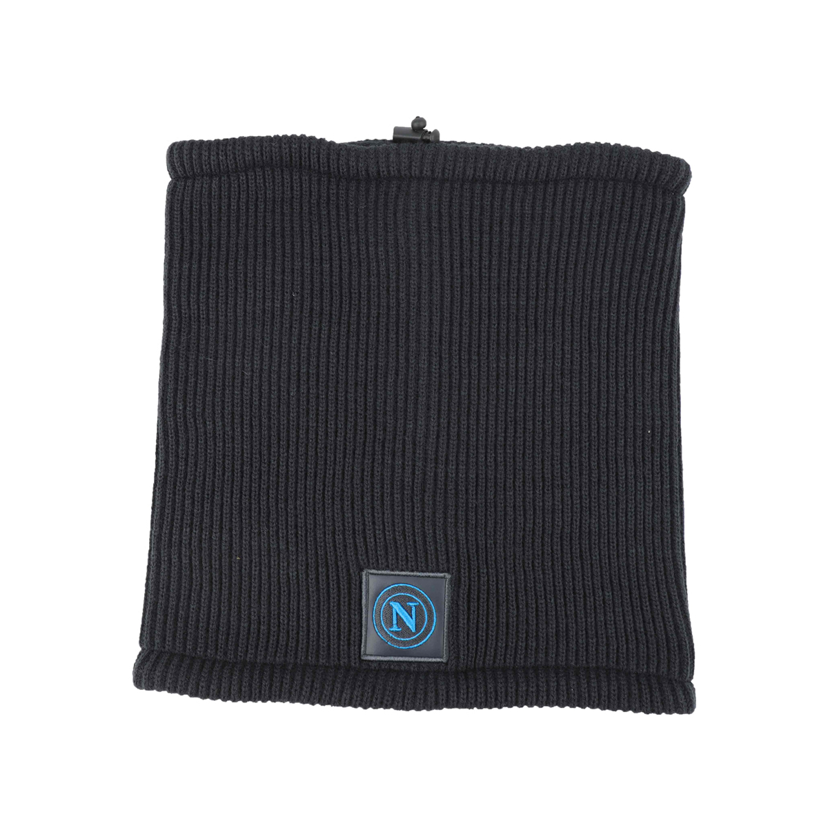 SCALDACOLLO MAGLIA 1X1 PATCH PELLE RICAMATO INT.PILE 50%PC 50%PL Enzo Castellano SSC NAPOLI