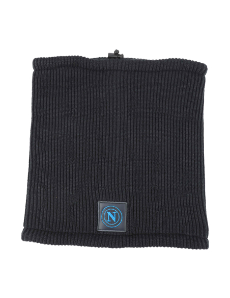 SCALDACOLLO MAGLIA 1X1 PATCH PELLE RICAMATO INT.PILE 50%PC 50%PL Enzo Castellano SSC NAPOLI