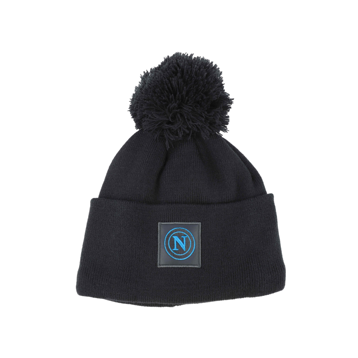 CAPPELLO PONPON MAGLIA LISCIA PATCH PELLE RICAMATO INT. PILE 50%PC 50%PL Enzo Castellano SSC NAPOLI