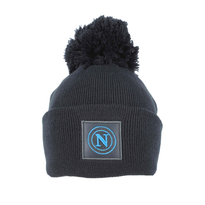 CAPPELLO PONPON MAGLIA LISCIA PATCH PELLE RICAMATO INT. PILE 50%PC 50%PL Enzo Castellano SSC NAPOLI 2