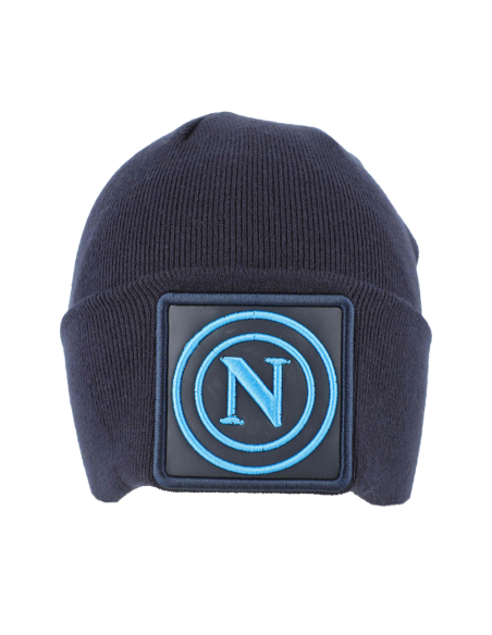 CAPPELLO SKIPPER MAGLIA PATCH PELLE RICAMATO 52%VI 30%PL 18%PA Enzo Castellano SSC NAPOLI