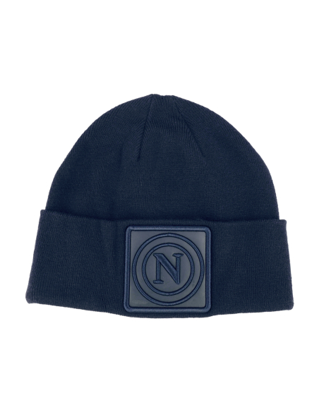 CAPPELLO SKIPPER MAGLIA PATCH PELLE RICAMATO 52%VI 30%PL 18%PA Enzo Castellano SSC NAPOLI
