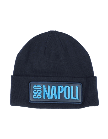 CAPPELLO SKIPPER MAGLIA PATCH PELLE RICAMATO 52%VI 30%PL 18%PA Enzo Castellano SSC NAPOLI
