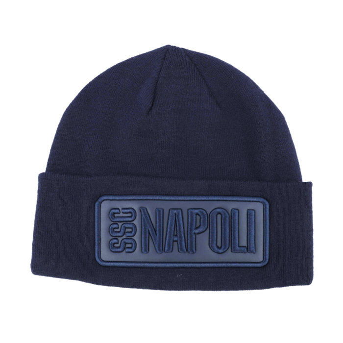 CAPPELLO SKIPPER MAGLIA PATCH PELLE RICAMATO 52%VI 30%PL 18%PA Enzo Castellano SSC NAPOLI