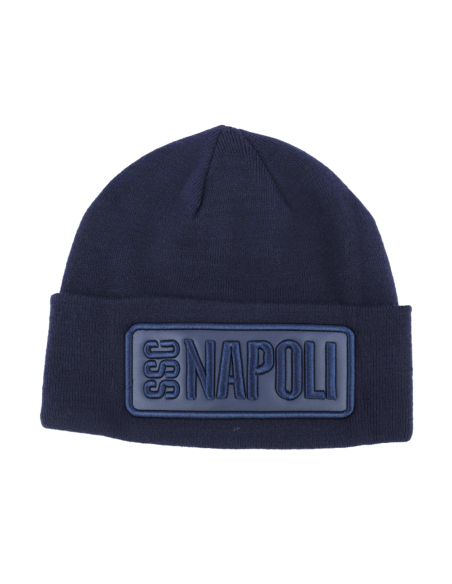 CAPPELLO SKIPPER MAGLIA PATCH PELLE RICAMATO 52%VI 30%PL 18%PA Enzo Castellano SSC NAPOLI