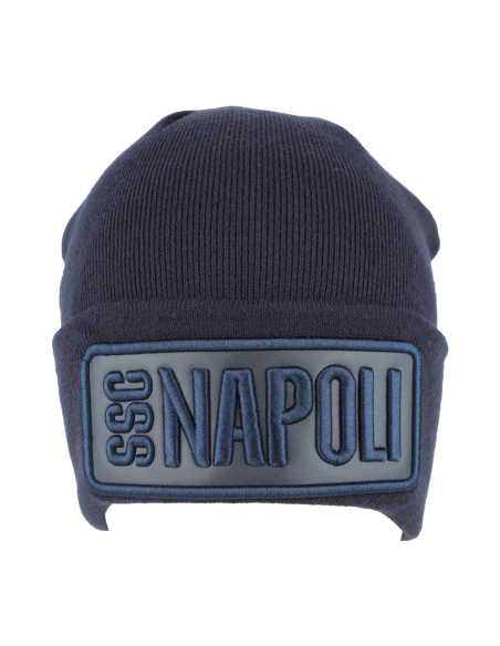 CAPPELLO SKIPPER MAGLIA PATCH PELLE RICAMATO 52%VI 30%PL 18%PA Enzo Castellano SSC NAPOLI