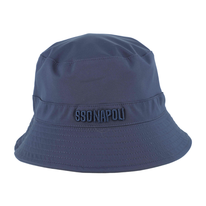CAPPELLO PESCATORE NYLON DOUBLE FACE LOGO METAL 100%PL Enzo Castellano SSC NAPOLI 2