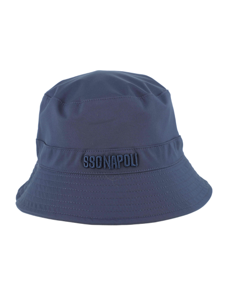 CAPPELLO PESCATORE NYLON DOUBLE FACE LOGO METAL 100%PL Enzo Castellano SSC NAPOLI