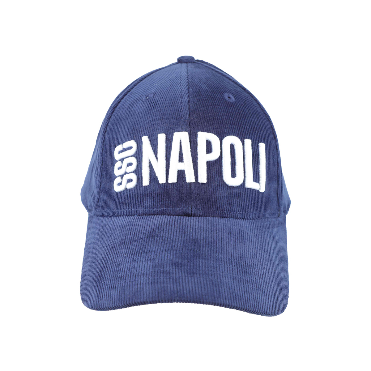 CAPPELLO BASEBALL VELLUTO RICAMO BIANCO 100%CO Enzo Castellano SSC NAPOLI