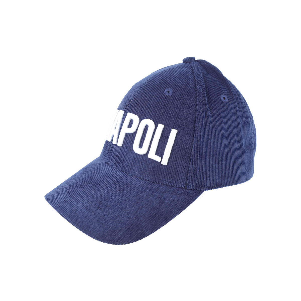 CAPPELLO BASEBALL VELLUTO RICAMO BIANCO 100%CO Enzo Castellano SSC NAPOLI