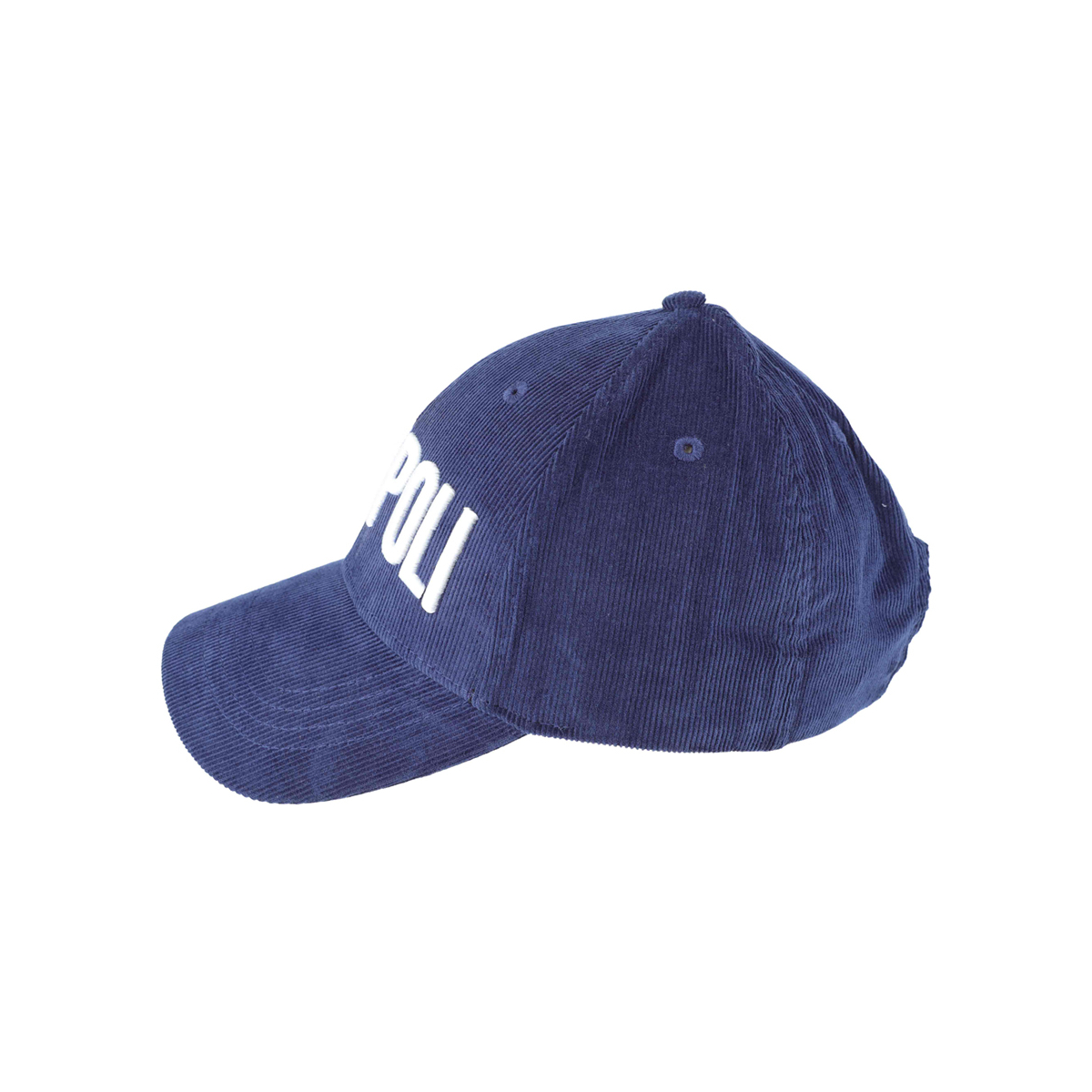 CAPPELLO BASEBALL VELLUTO RICAMO BIANCO 100%CO Enzo Castellano SSC NAPOLI