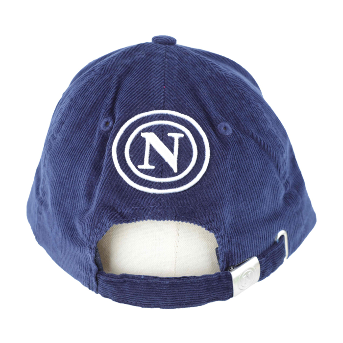 CAPPELLO BASEBALL VELLUTO RICAMO BIANCO 100%CO Enzo Castellano SSC NAPOLI 2