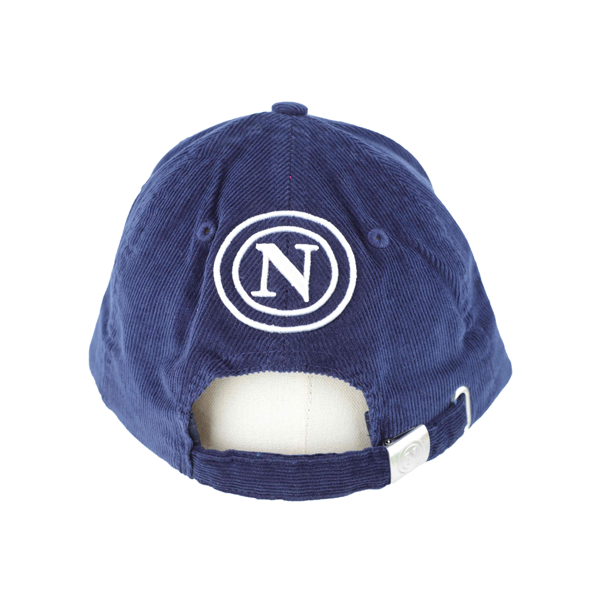 CAPPELLO BASEBALL VELLUTO RICAMO BIANCO 100%CO Enzo Castellano SSC NAPOLI