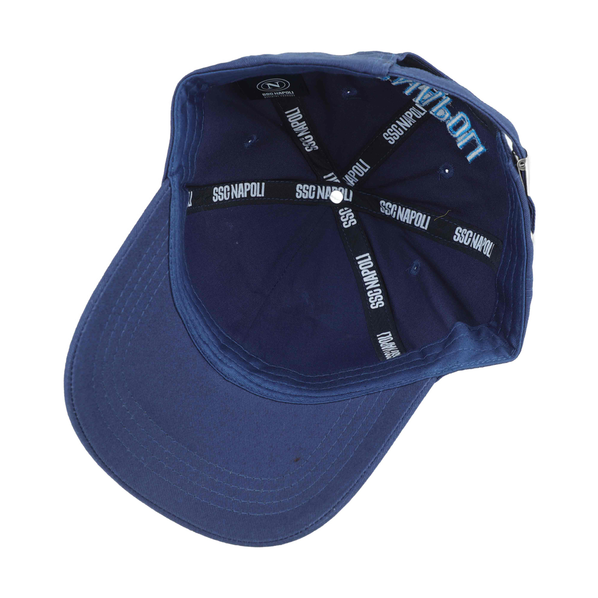 CAPPELLO BASEBALL PATCH PELLE RICAMO 100%CO Enzo Castellano SSC NAPOLI