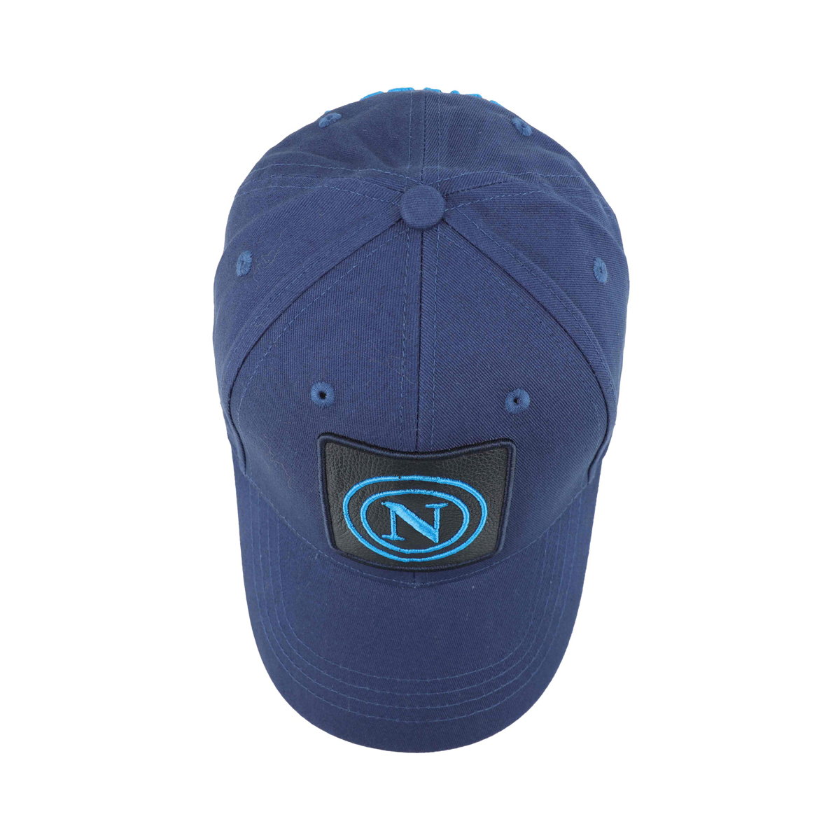 CAPPELLO BASEBALL PATCH PELLE RICAMO 100%CO Enzo Castellano SSC NAPOLI