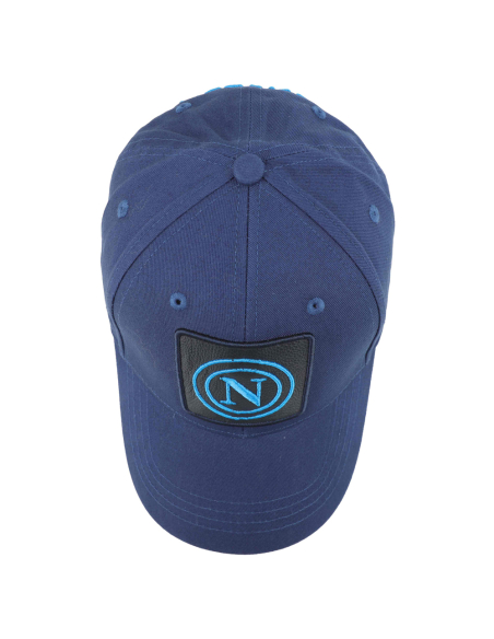 CAPPELLO BASEBALL PATCH PELLE RICAMO 100%CO Enzo Castellano SSC NAPOLI