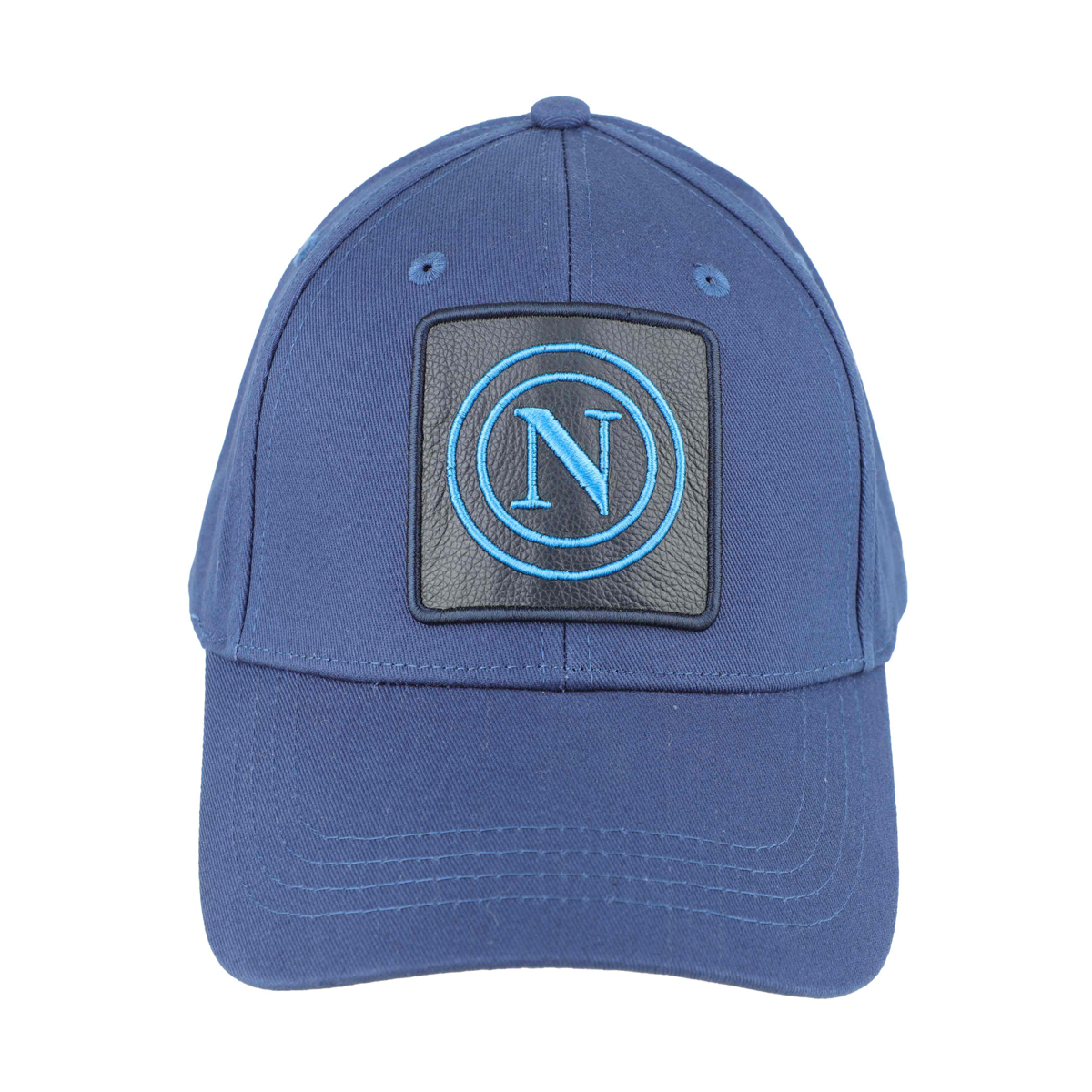 CAPPELLO BASEBALL PATCH PELLE RICAMO 100%CO Enzo Castellano SSC NAPOLI