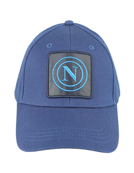 CAPPELLO BASEBALL PATCH PELLE RICAMO 100%CO Enzo Castellano SSC NAPOLI
