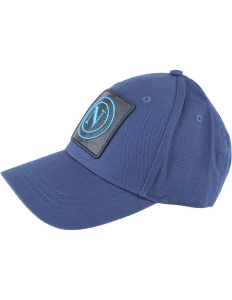CAPPELLO BASEBALL PATCH PELLE RICAMO 100%CO Enzo Castellano SSC NAPOLI