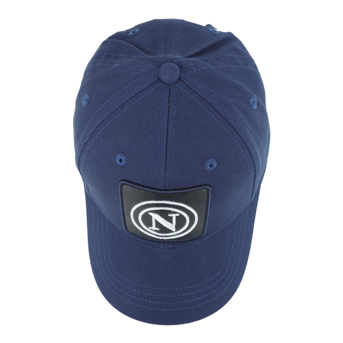 CAPPELLO BASEBALL PATCH PELLE RICAMO 100%CO Enzo Castellano SSC NAPOLI 2