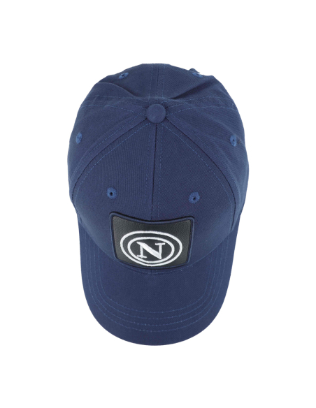 CAPPELLO BASEBALL PATCH PELLE RICAMO 100%CO Enzo Castellano SSC NAPOLI