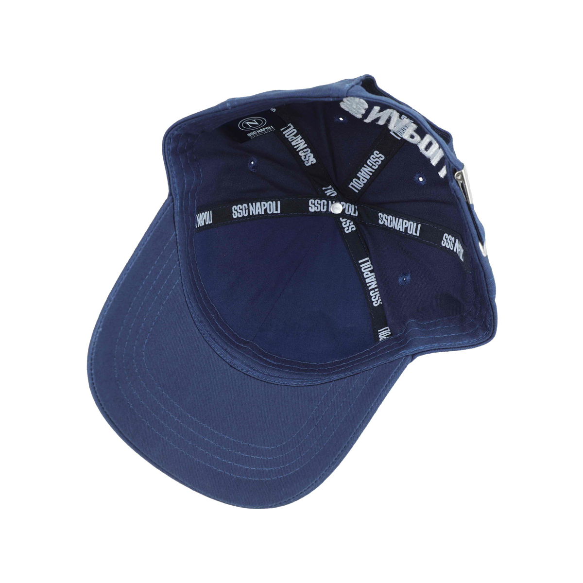 CAPPELLO BASEBALL PATCH PELLE RICAMO 100%CO Enzo Castellano SSC NAPOLI