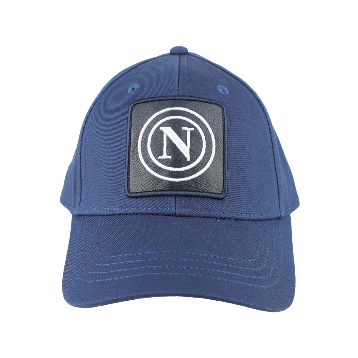 CAPPELLO BASEBALL PATCH PELLE RICAMO 100%CO Enzo Castellano SSC NAPOLI
