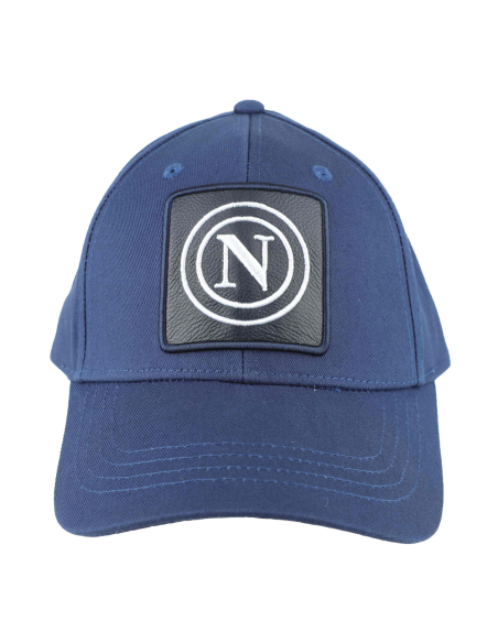 CAPPELLO BASEBALL PATCH PELLE RICAMO 100%CO Enzo Castellano SSC NAPOLI