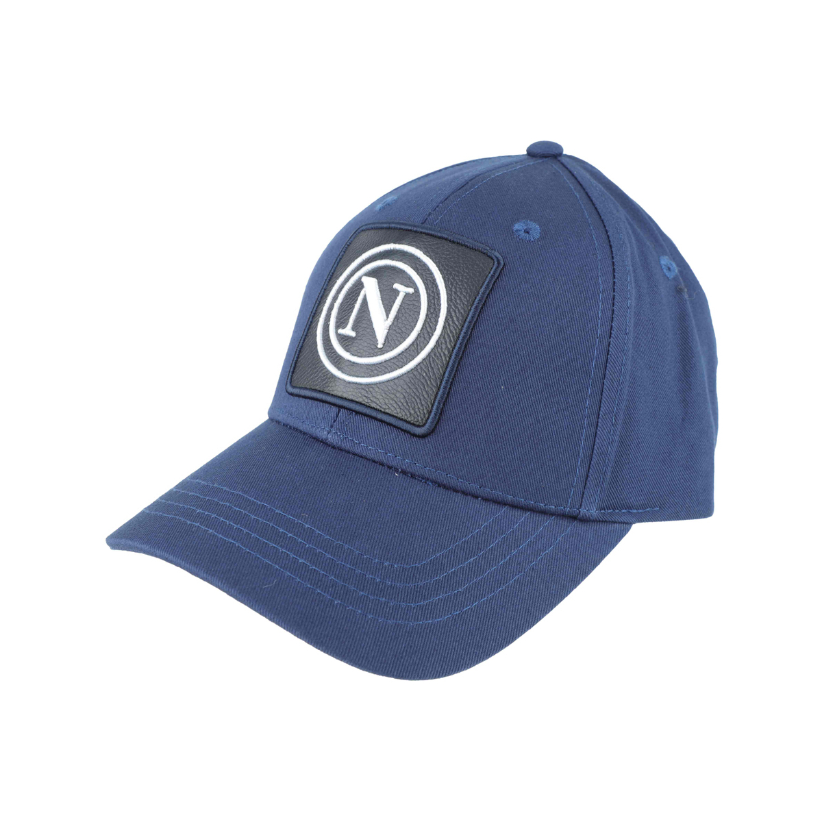 CAPPELLO BASEBALL PATCH PELLE RICAMO 100%CO Enzo Castellano SSC NAPOLI