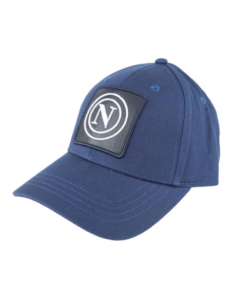 CAPPELLO BASEBALL PATCH PELLE RICAMO 100%CO Enzo Castellano SSC NAPOLI