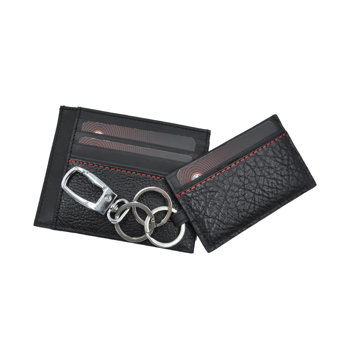 PARURE PORTACARTE E PORTACHIAVI 100%PELLE MILAN