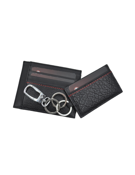 PARURE PORTACARTE E PORTACHIAVI 100%PELLE MILAN