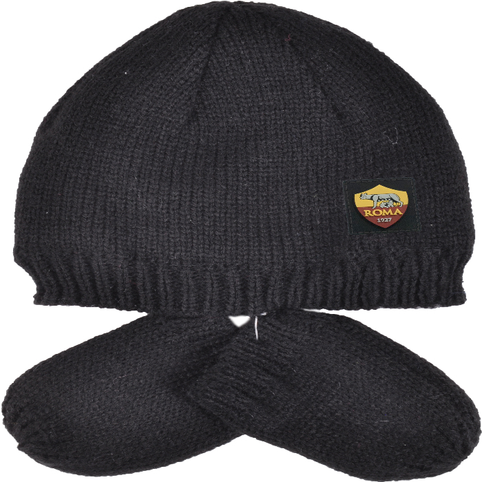 Cappello Maglia Baby Con Guanto Muffola 50%pc 50%pl Roma - Imma Italy