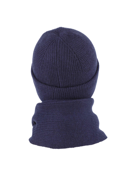 SET SCIARPA E CAPPELLO CON RICAMO IN BOX 47%PC 31%PL 22%NY SSC NAPOLI