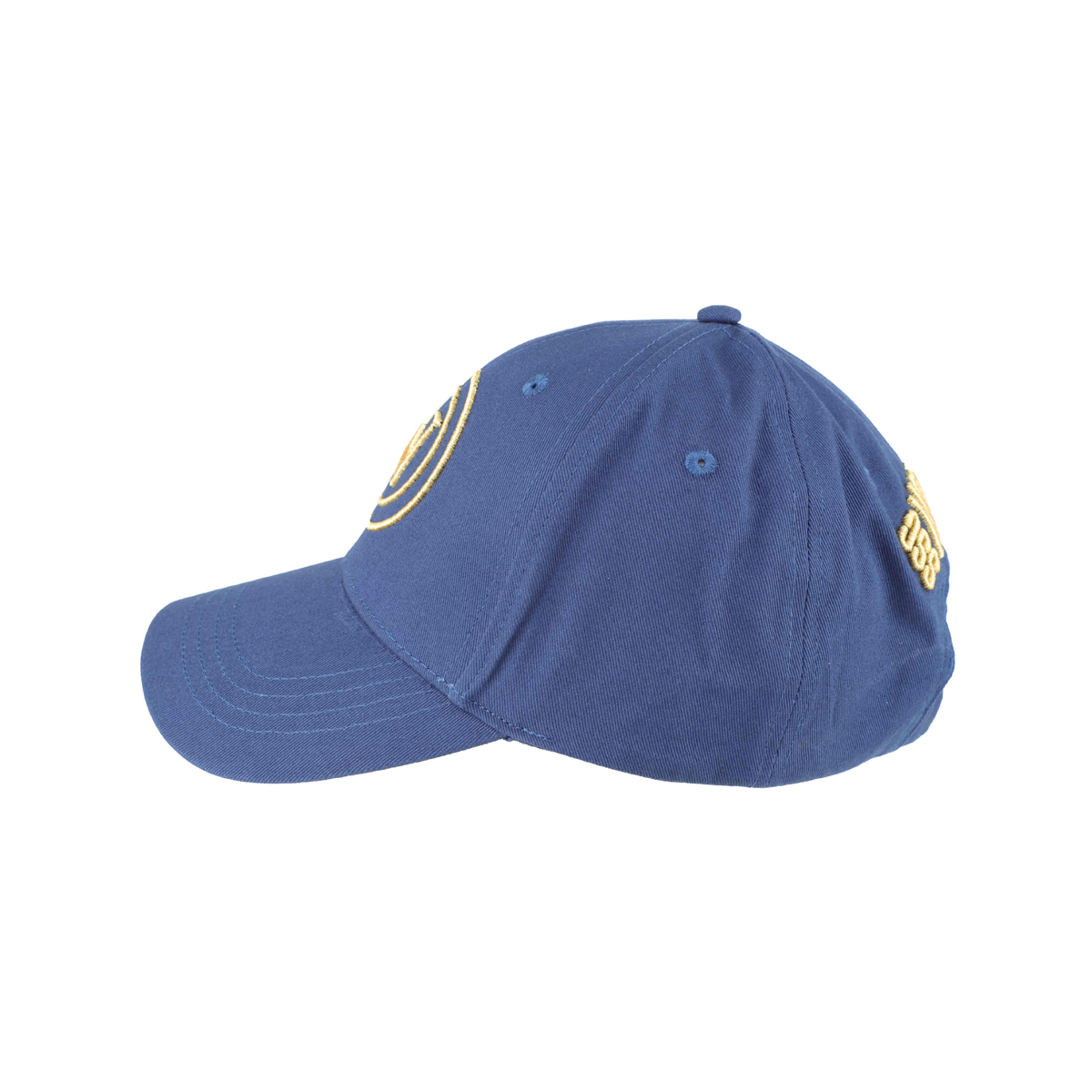 CAPPELLO BASEBALL COTONE LOGO RICAMO ORO 100%CO Enzo Castellano SSC NAPOLI