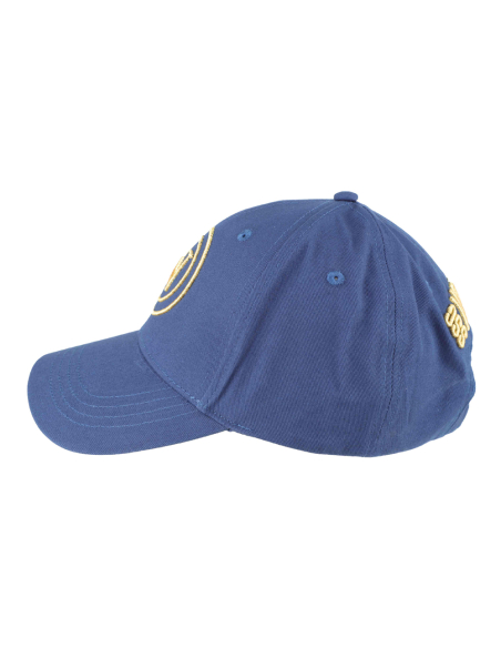 CAPPELLO BASEBALL COTONE LOGO RICAMO ORO 100%CO Enzo Castellano SSC NAPOLI