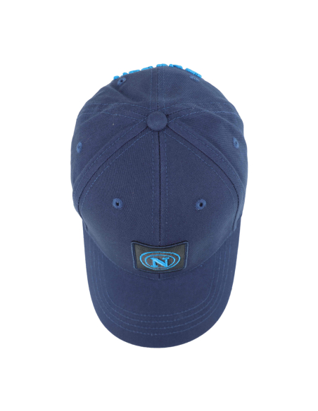 CAPPELLO BASEBALL PATCH PELLE E RICAMO 100%CO Enzo Castellano SSC NAPOLI