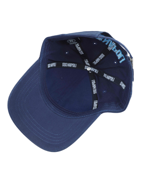 CAPPELLO BASEBALL PATCH PELLE E RICAMO 100%CO Enzo Castellano SSC NAPOLI
