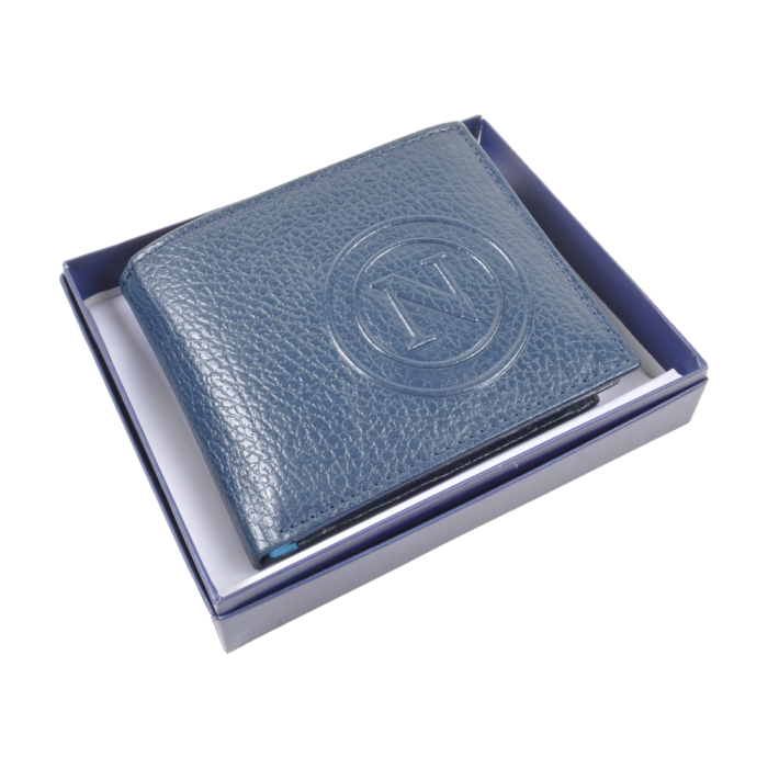 PORTAFOGLIO SLIM 100% PELLE Enzo Castellano SSC NAPOLI 2
