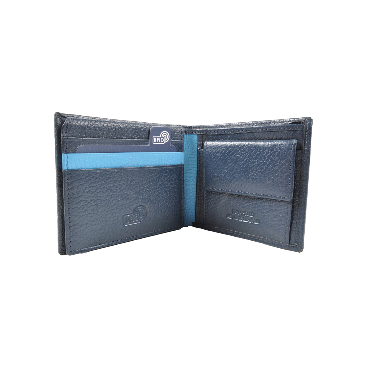 PORTAFOGLIO SLIM 100% PELLE Enzo Castellano SSC NAPOLI