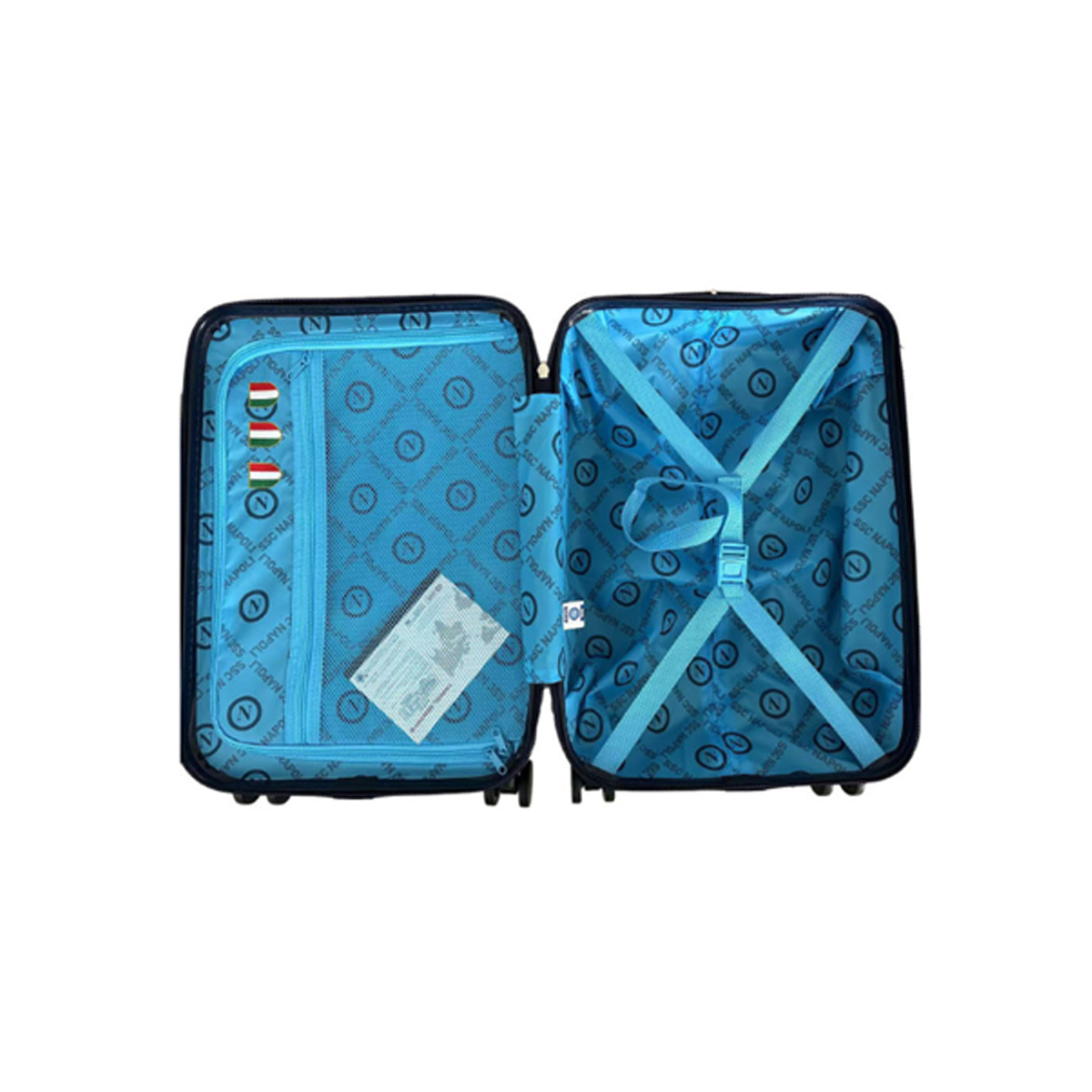 Trolley Cabin Size Pc/abs Enzo Castellano Ssc Napoli - Imma Italy