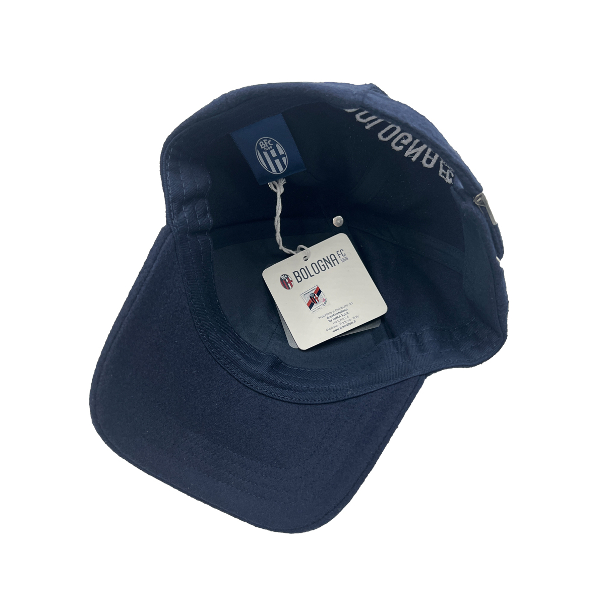 CAPPELLO BASEBALL FELTRO RICAMATO 100%PL BOLOGNA