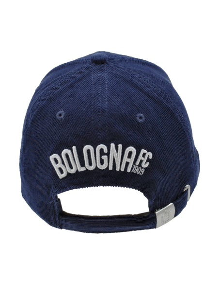 CAPPELLO BASEBALL VELLUTO RICAMATO 100%CO BOLOGNA