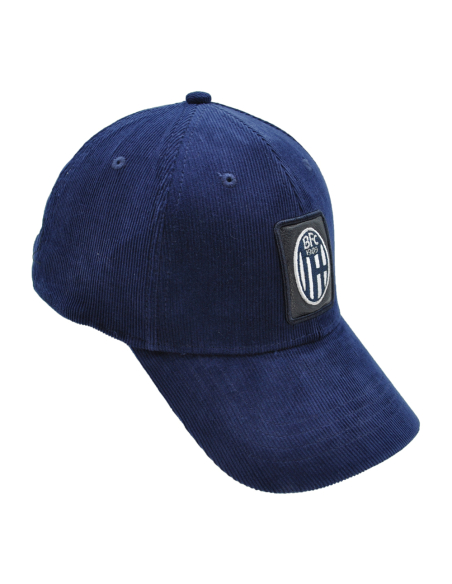 CAPPELLO BASEBALL VELLUTO RICAMATO 100%CO BOLOGNA