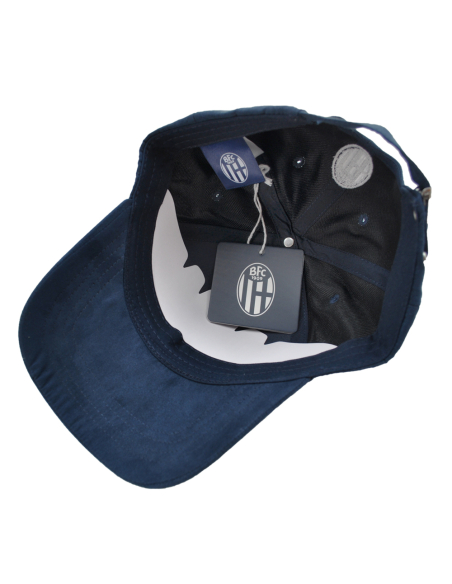 CAPPELLO BASEBALL ALCANTARA RICAMATO 100%PL BOLOGNA