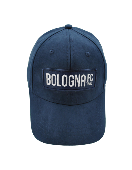 CAPPELLO BASEBALL ALCANTARA RICAMATO 100%PL BOLOGNA