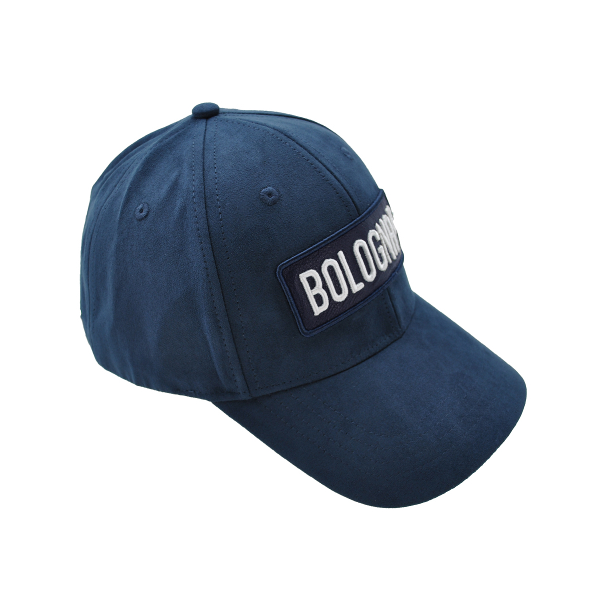 CAPPELLO BASEBALL ALCANTARA RICAMATO 100%PL BOLOGNA