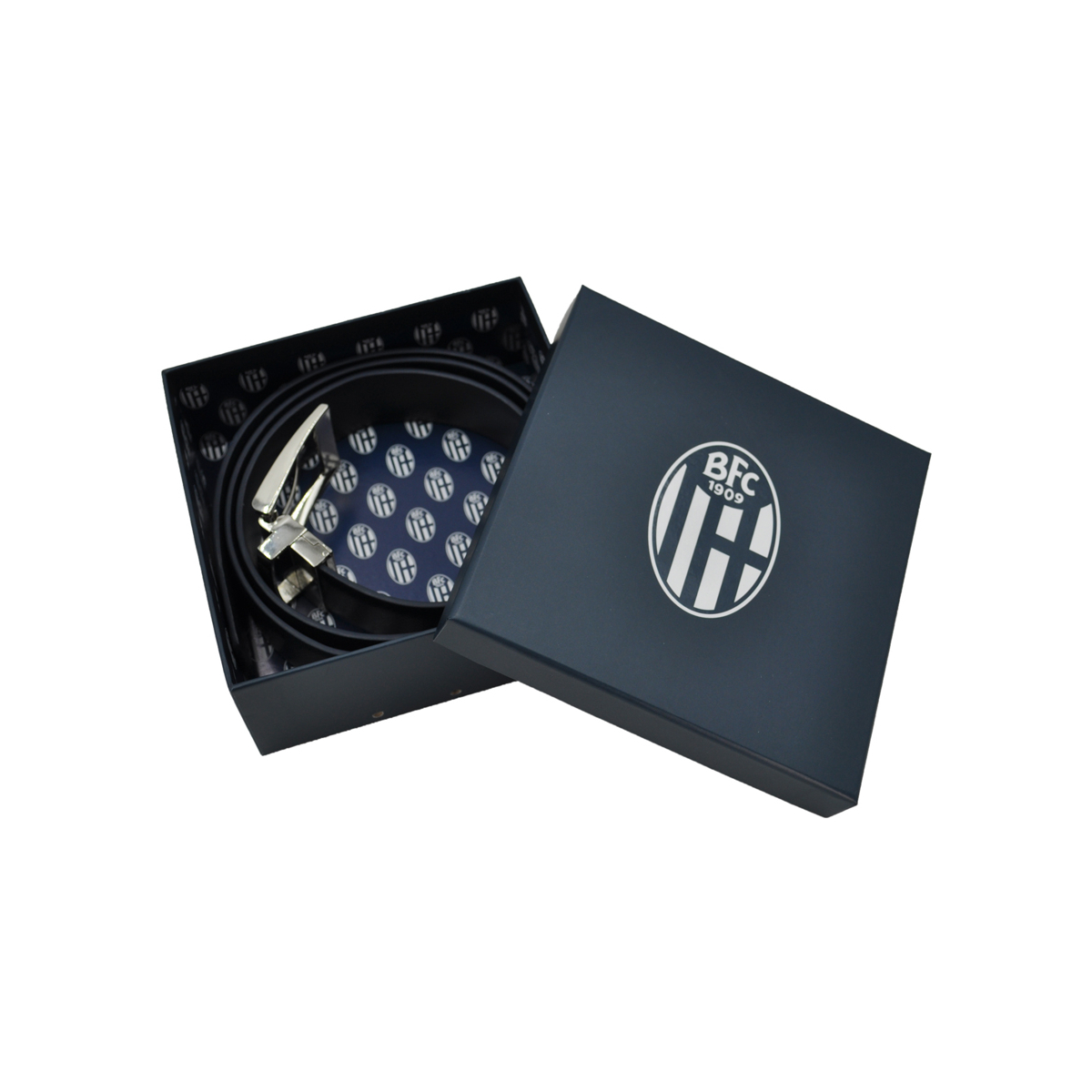 CINTURA PELLE CLASSICA REVERSIBILE SAFFIANO-LISCIA IN BOX size L-XL BOLOGNA