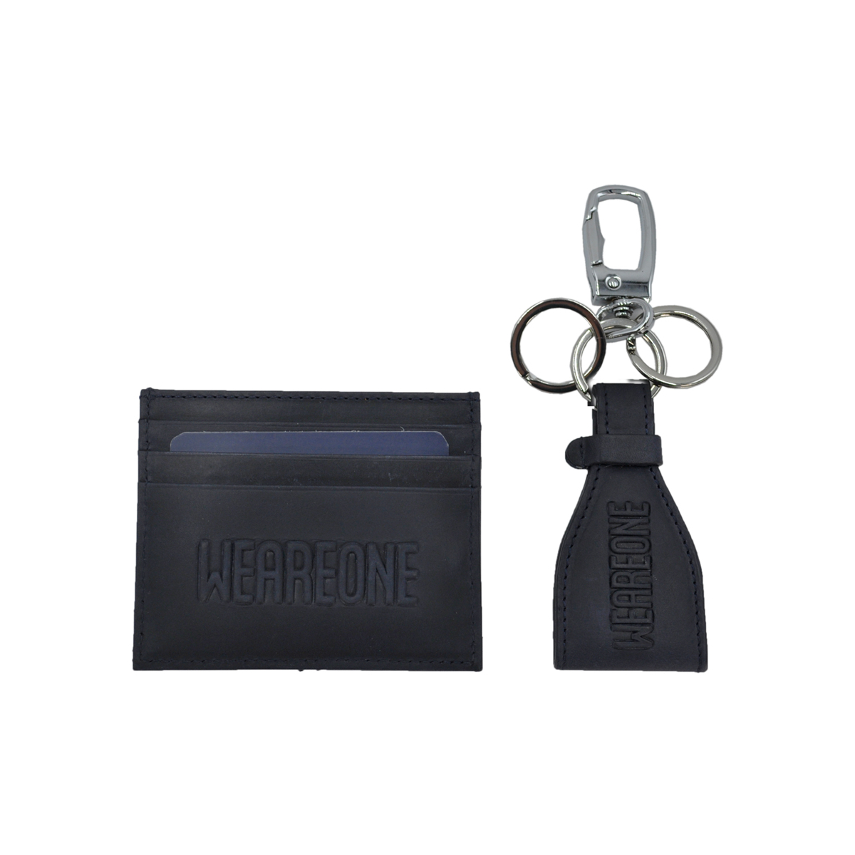 PARURE PORTACARTE E PORTACHIAVI 100%PELLE BOLOGNA